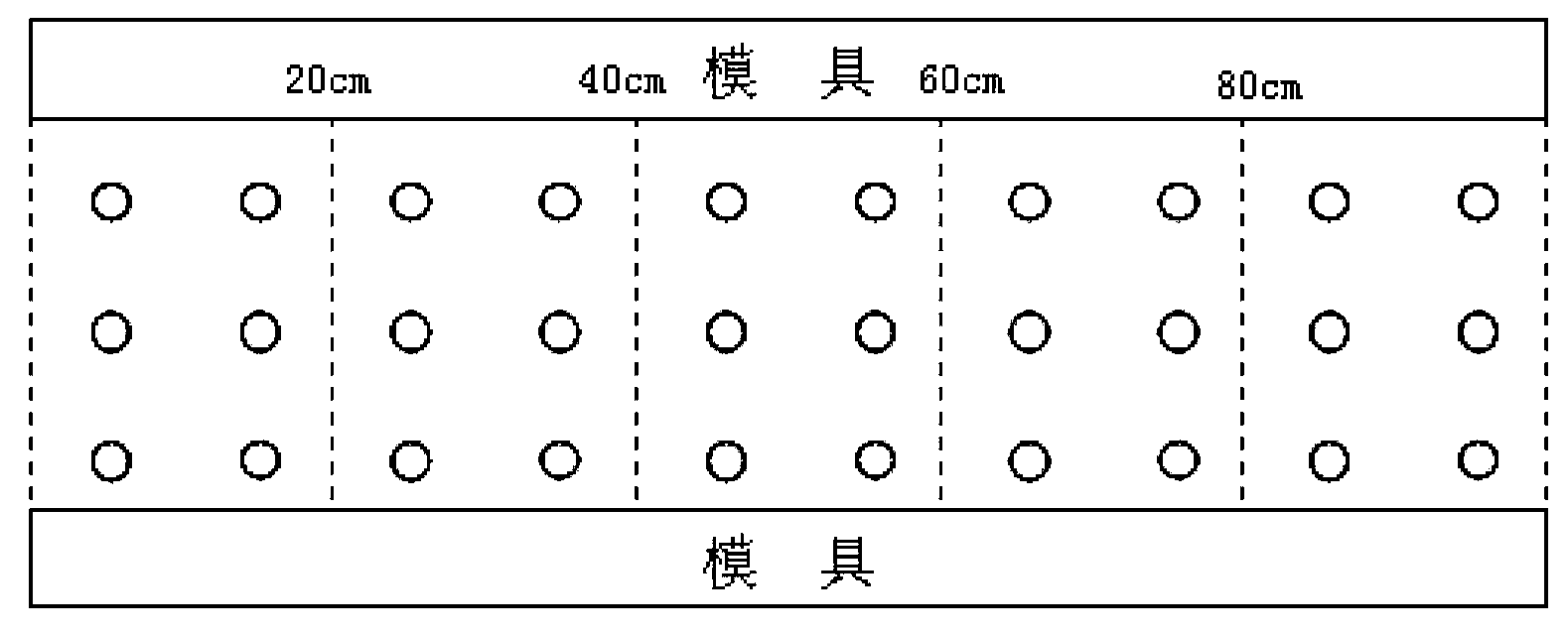 Seeding matrix and unibract fritillary bulb planting method