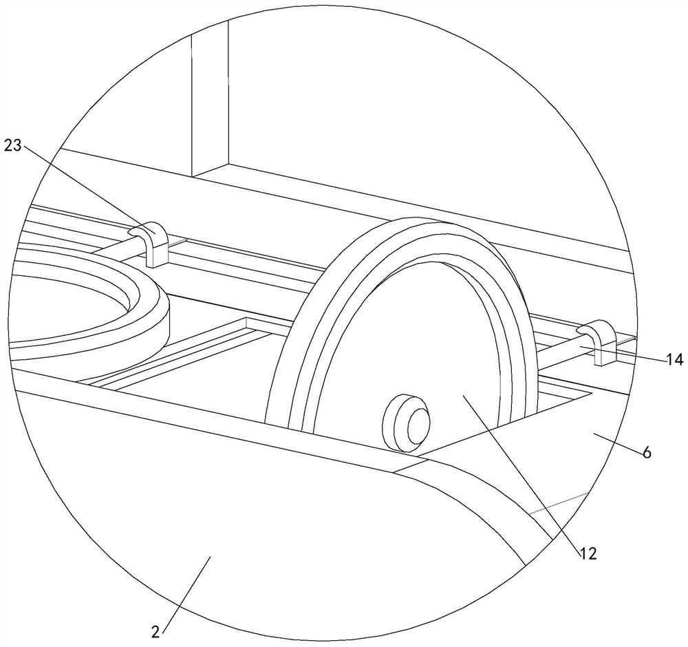 Resin grinding wheel forming machine with compact structure