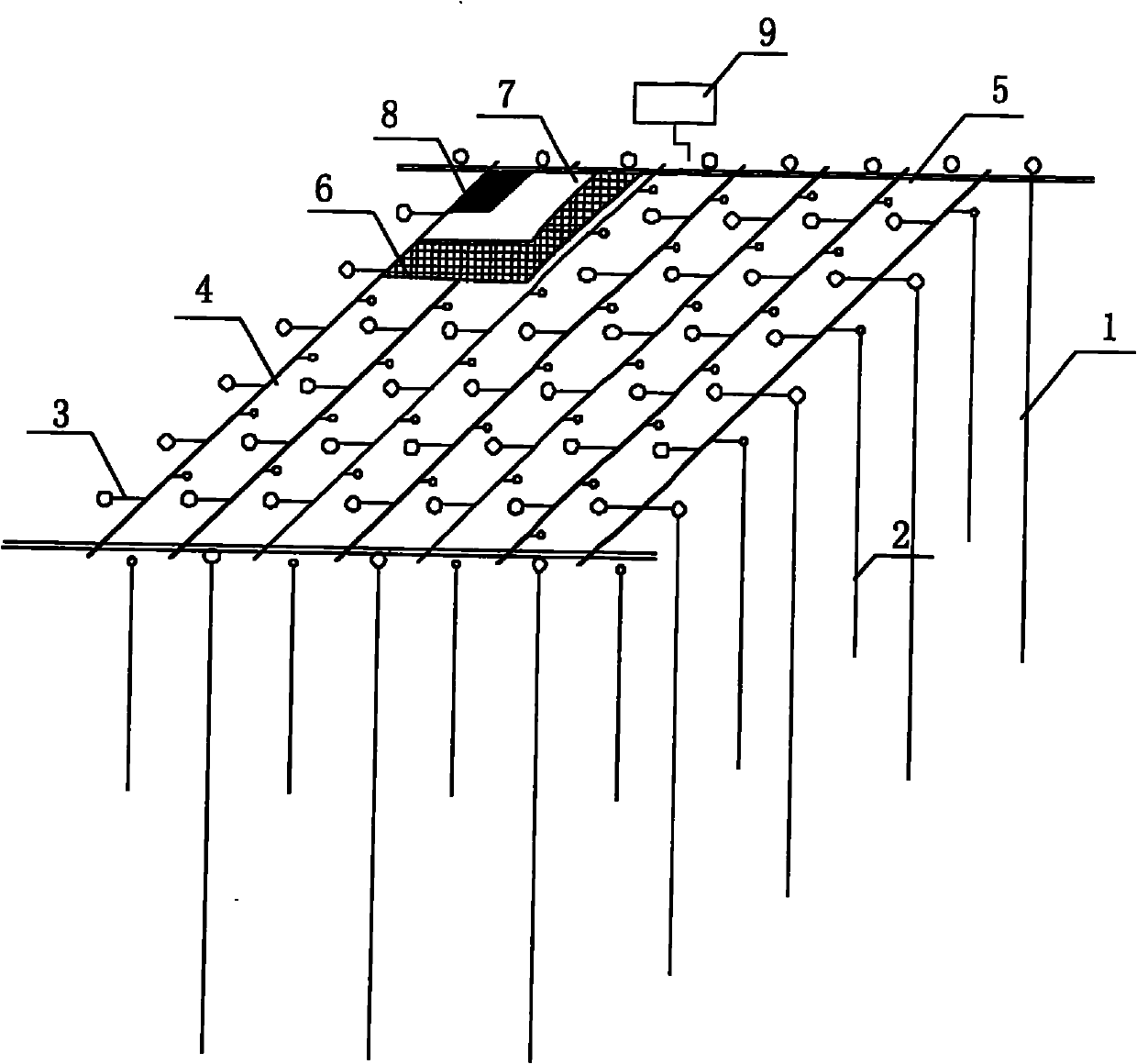 Fast consolidation method of blow-filled soft soil for land reclamation