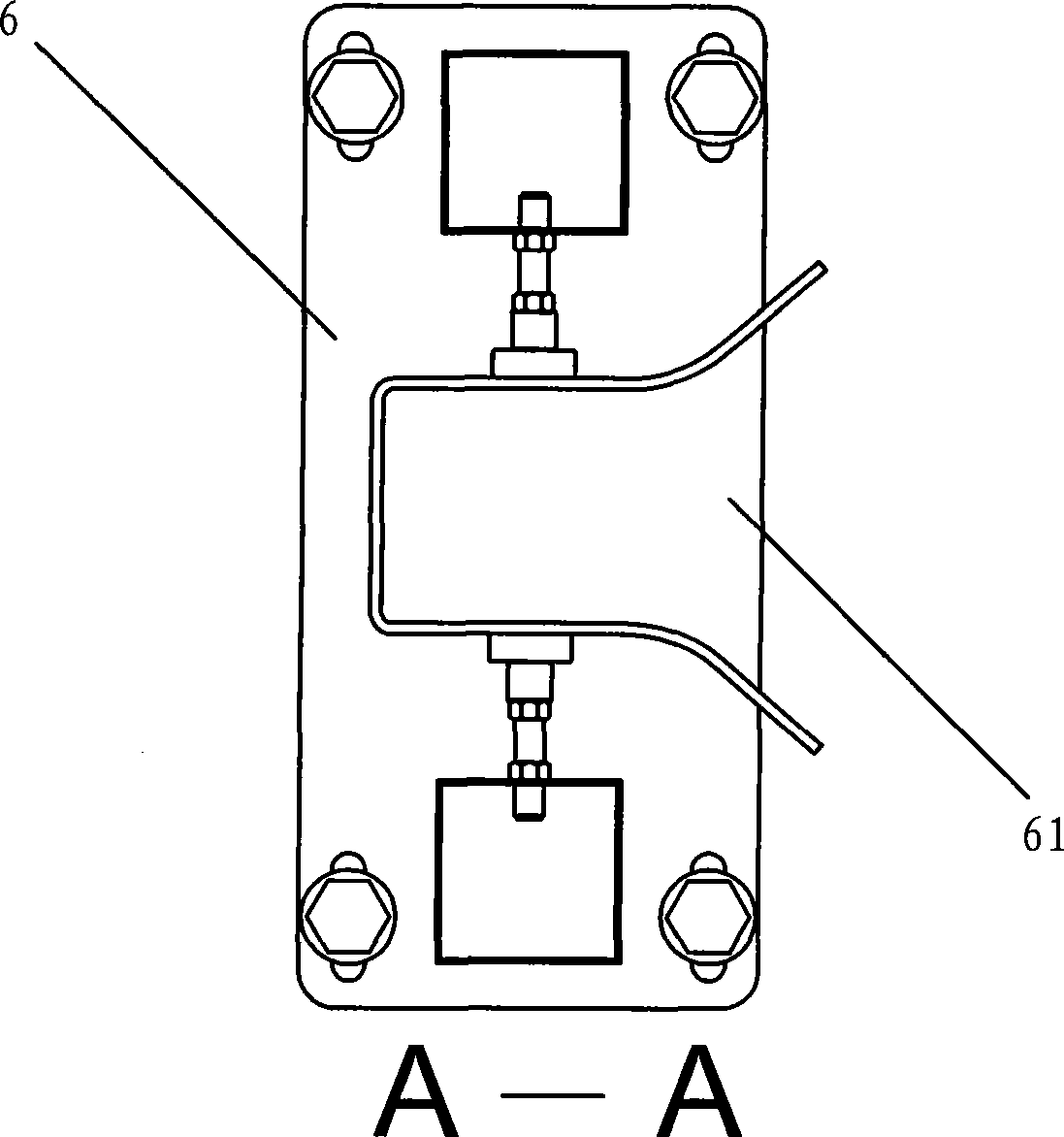 Suspending type sliding door mechanism