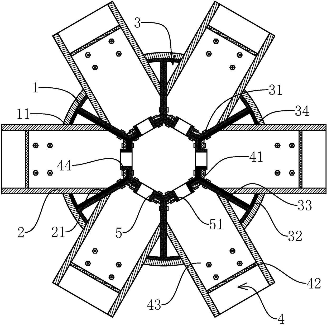 Steel structure beam column joint and manufacture and installation method thereof