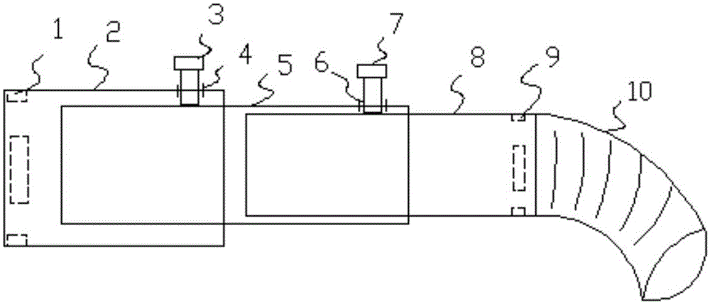 Length-adjustable yarn outgoing tube used for spinning