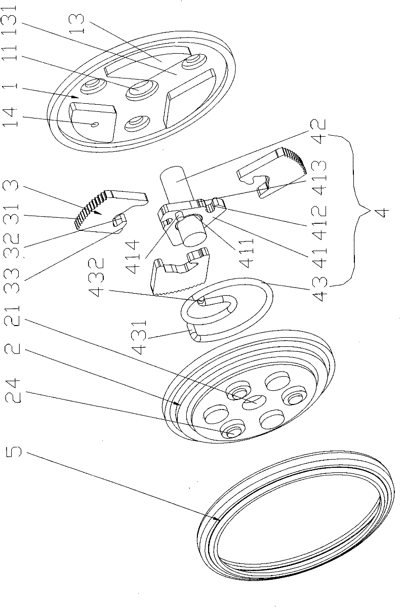 Car seat angle adjuster with improved structure