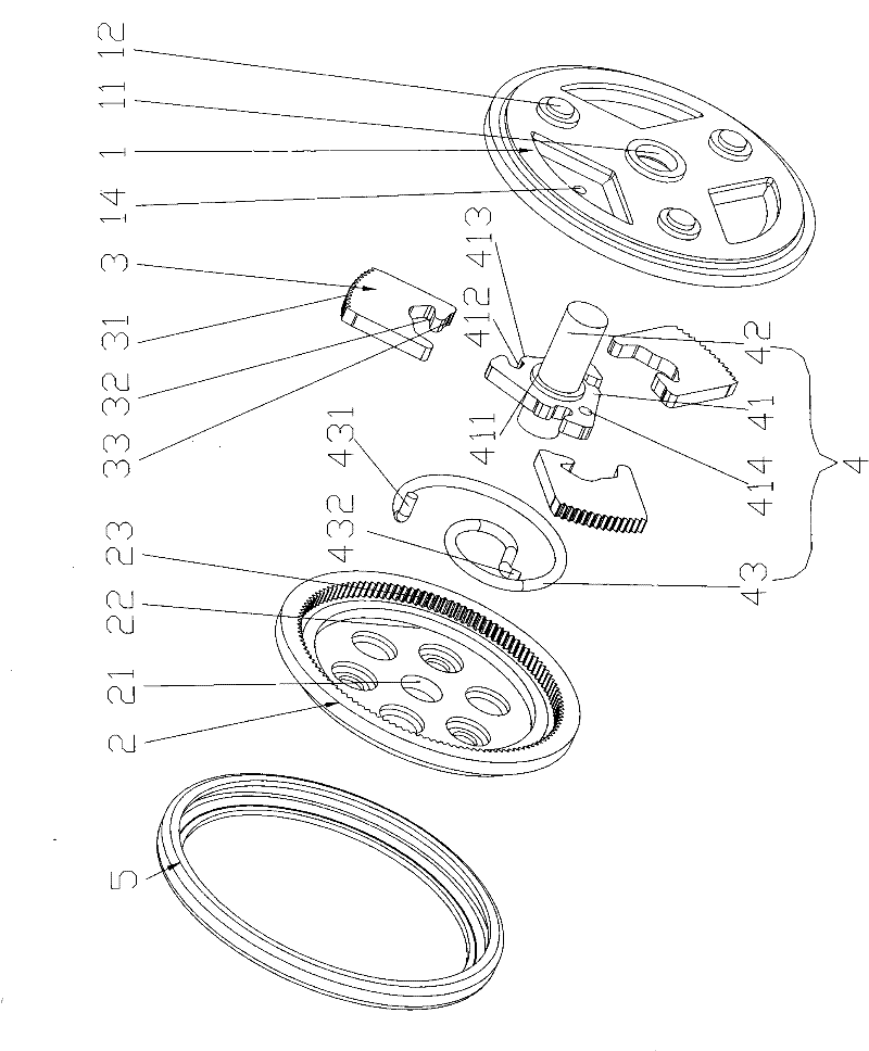 Car seat angle adjuster with improved structure