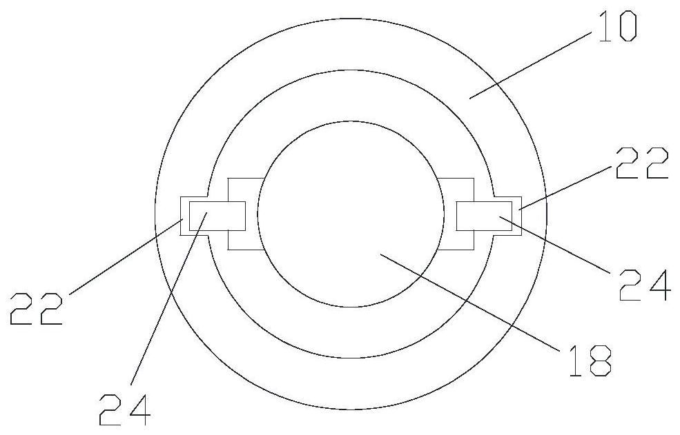 Method for improving horizontal displacement test precision of deep soil body