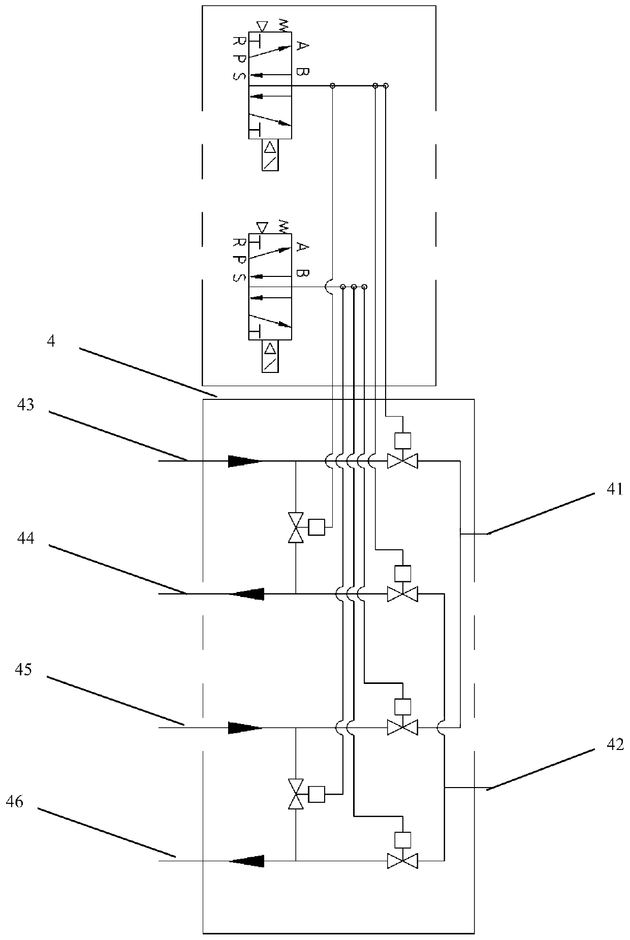 Mold rapid cooling and rapid heating device