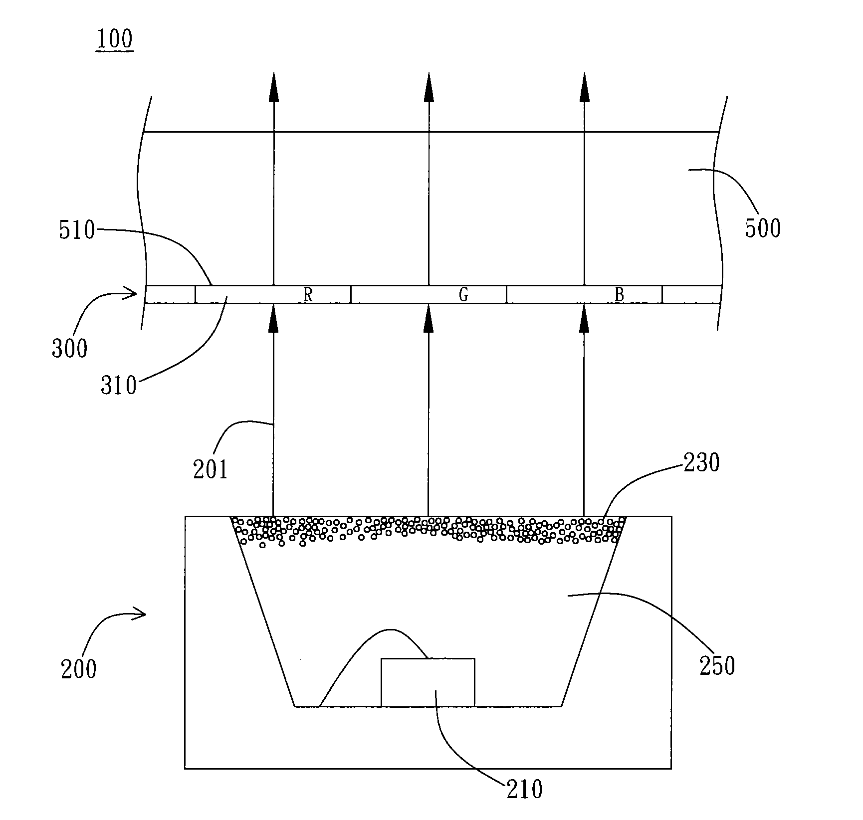 Display Device with Quantum Dot Phosphor and Manufacturing Method Thereof