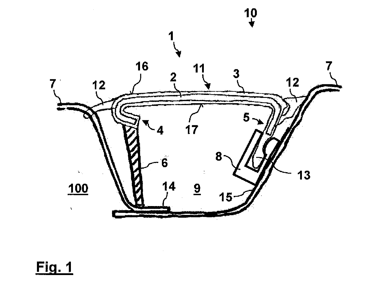 Vehicle Trim Bar and Fixing Arrangement for a Vehicle Trim Bar