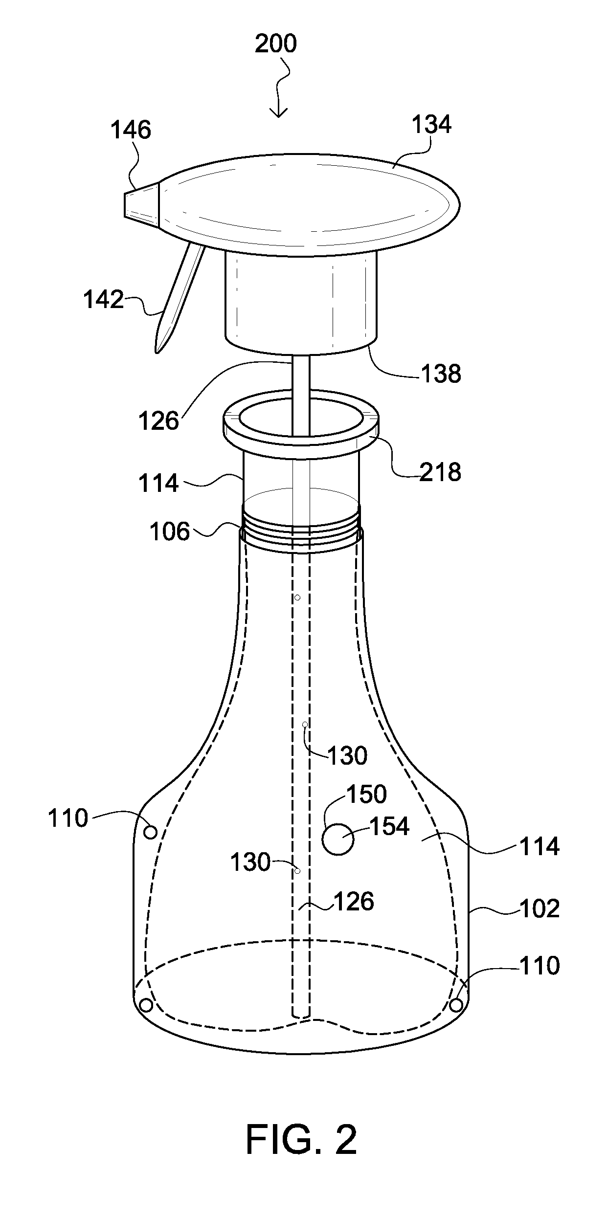 Spray bottle assembly