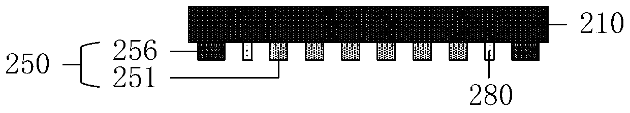 A chip-on-chip heat dissipation structure and a display device