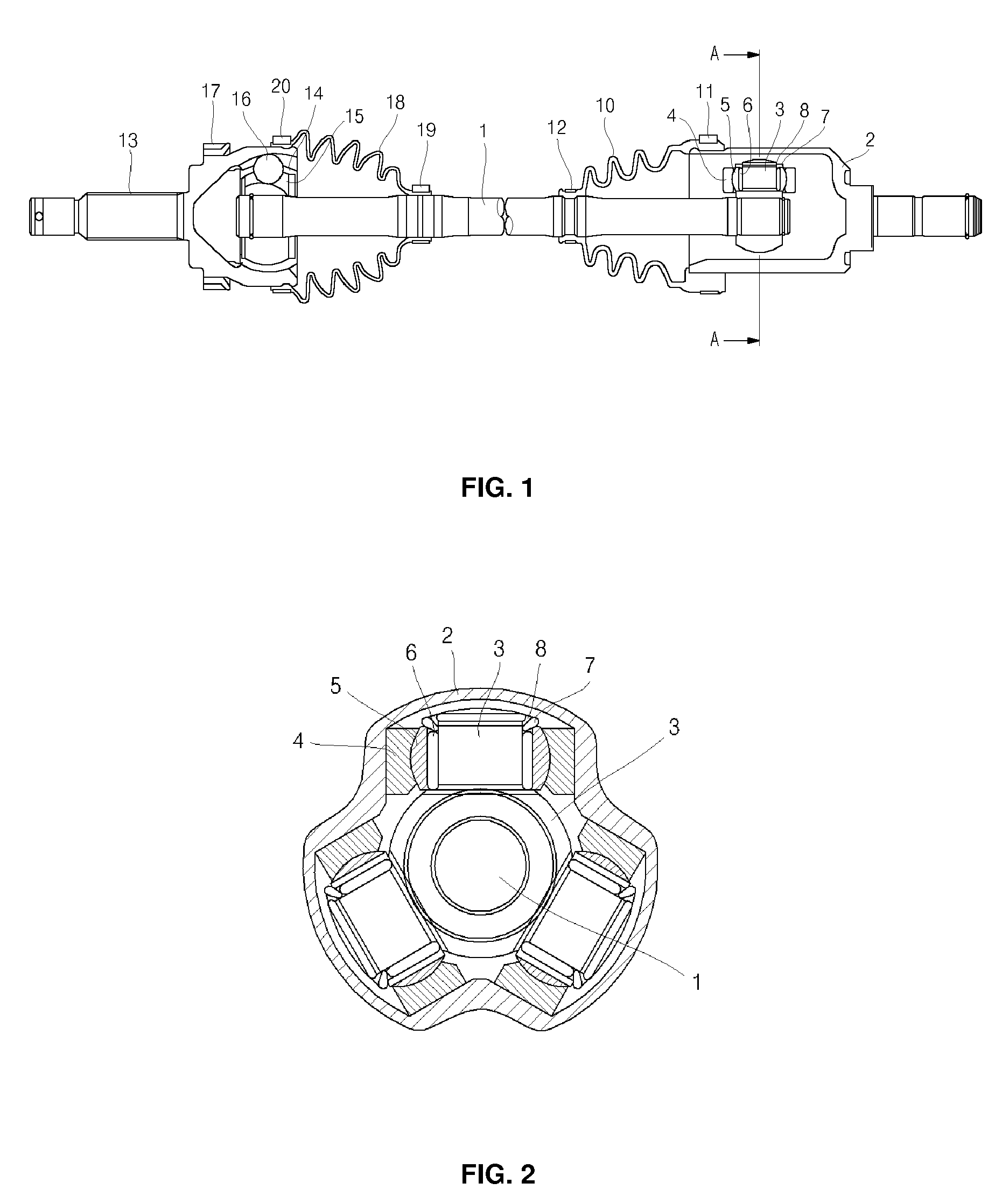 Tripod Type Constant Velocity Joint