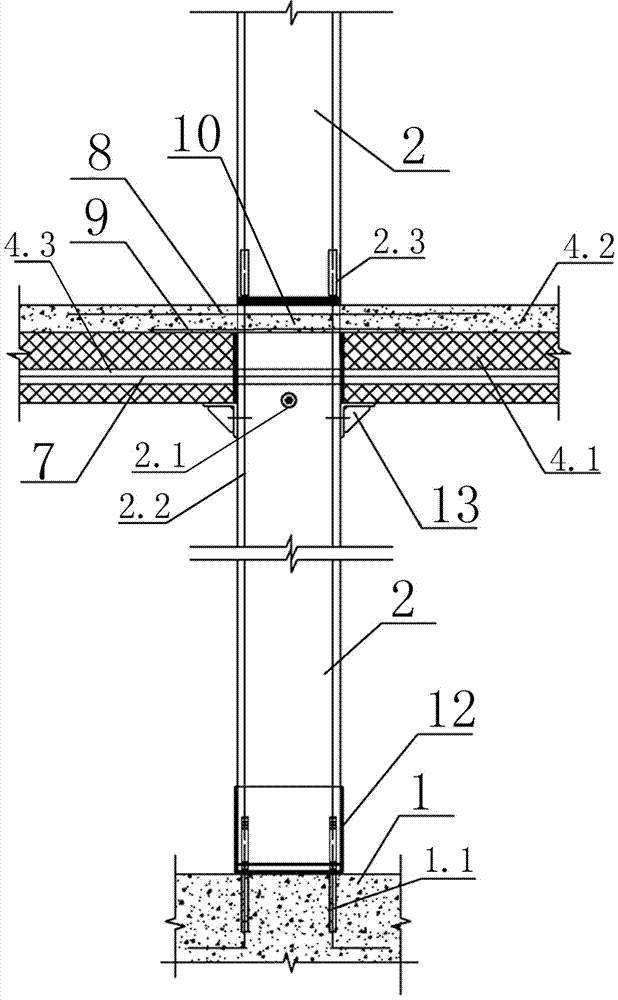 Post-tensioned prestressing assembling concrete frame anti-seismic and energy-consuming component system and construction method