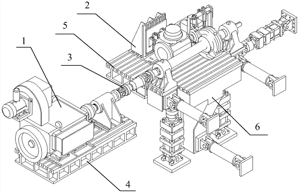 High-speed train swing-type transmission system assembly reliability testbed