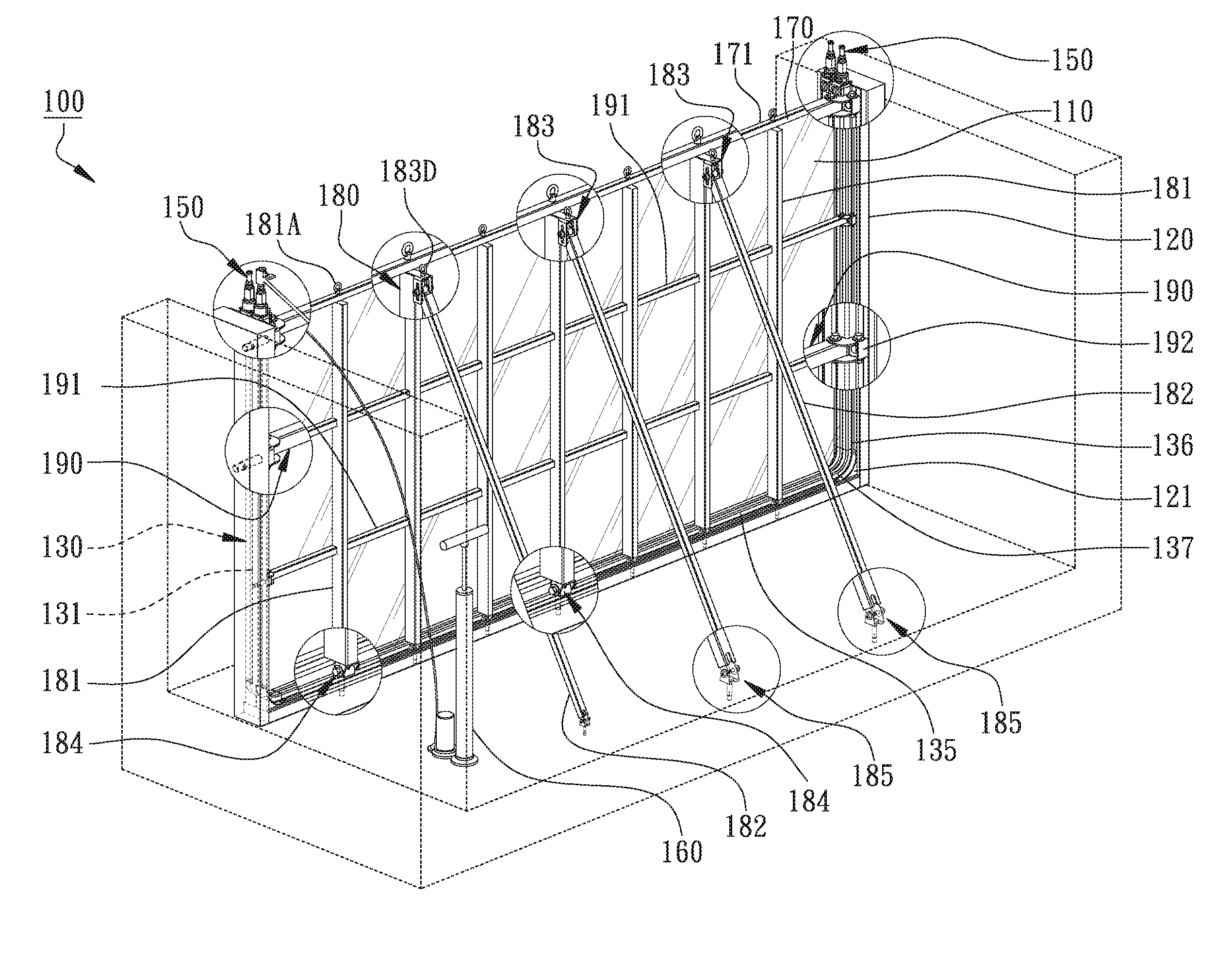 Expansion-sealed flood control gate