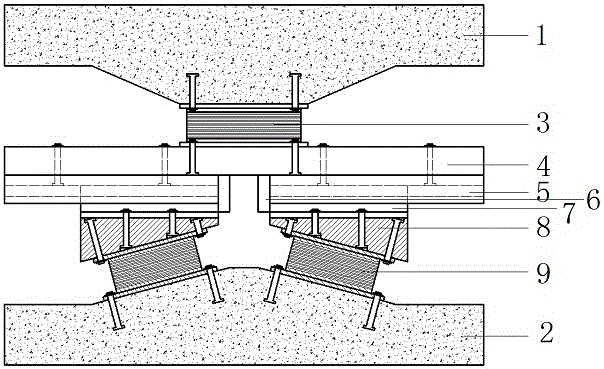 A three-dimensional seismic isolation bearing with oblique sliding damping and energy dissipation