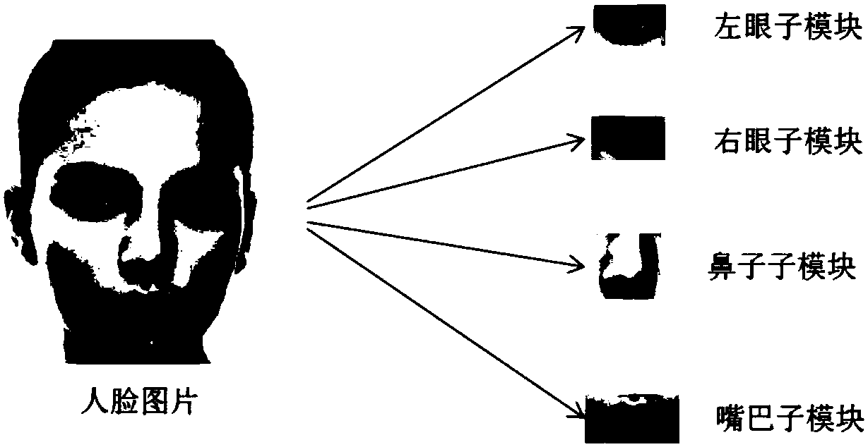 Face identification method for multi-patch multi-channel combined characteristic selection learning on the basis of CNN (Convolutional Neural Network)