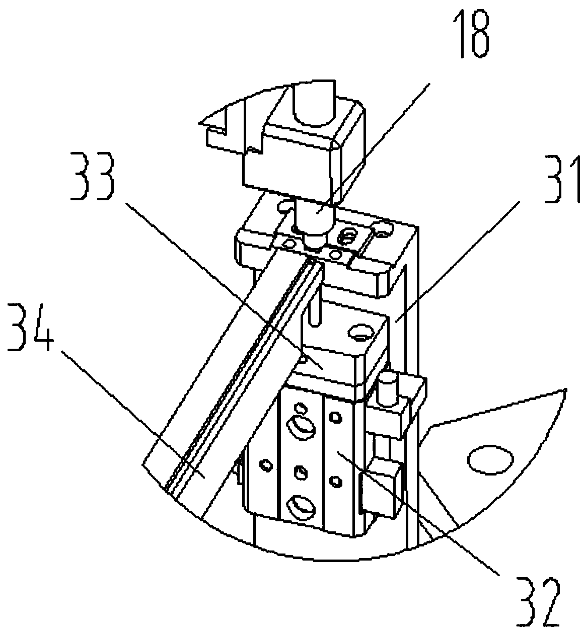 A shaft sleeve automatic assembly machine