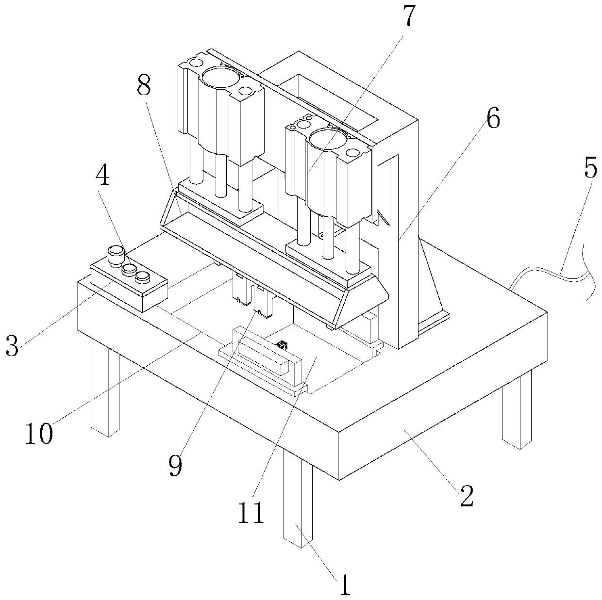 Clamp for detecting PCB