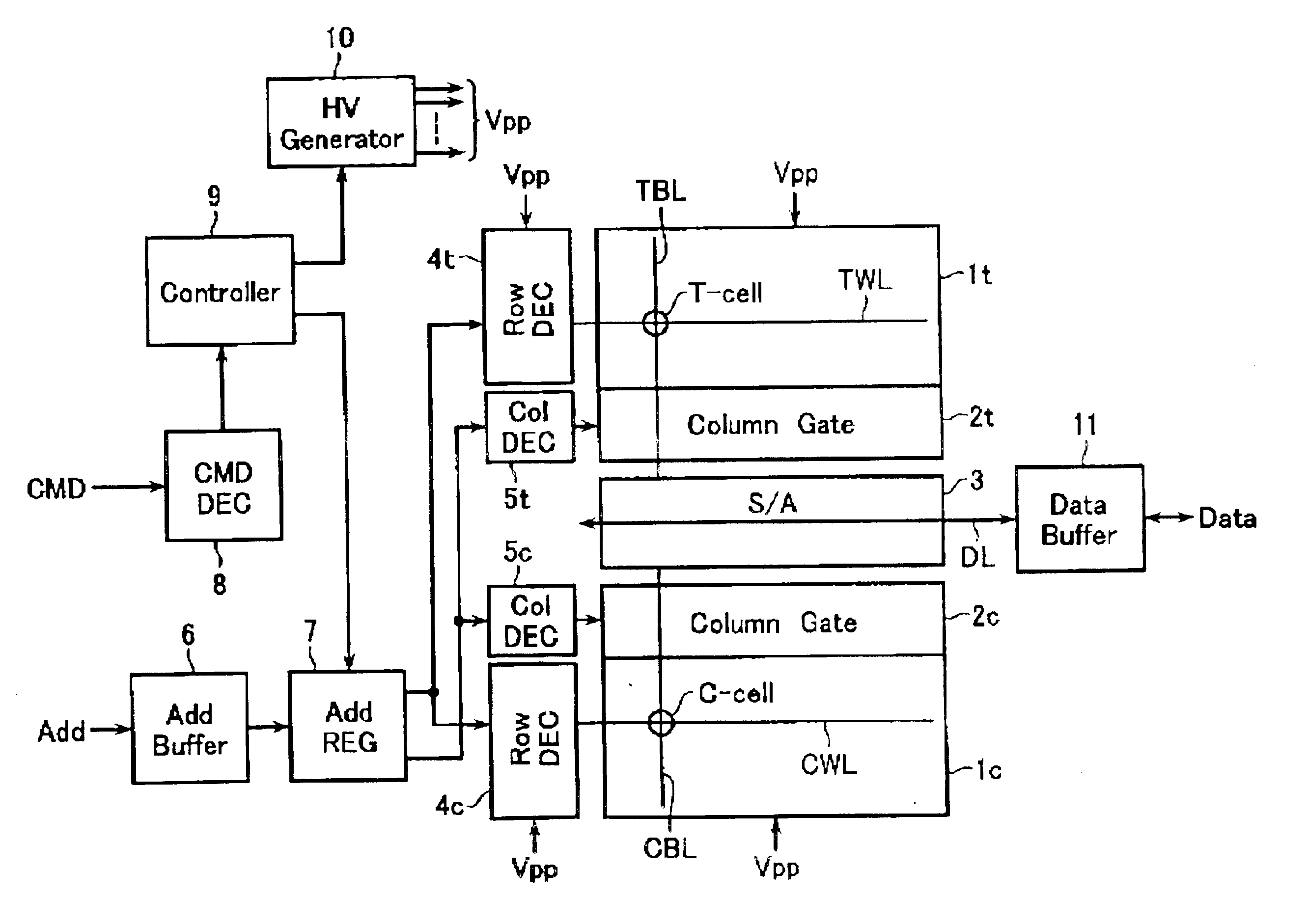 Non-volatile semiconductor memory device reading and writing multi-value data from and into pair-cells