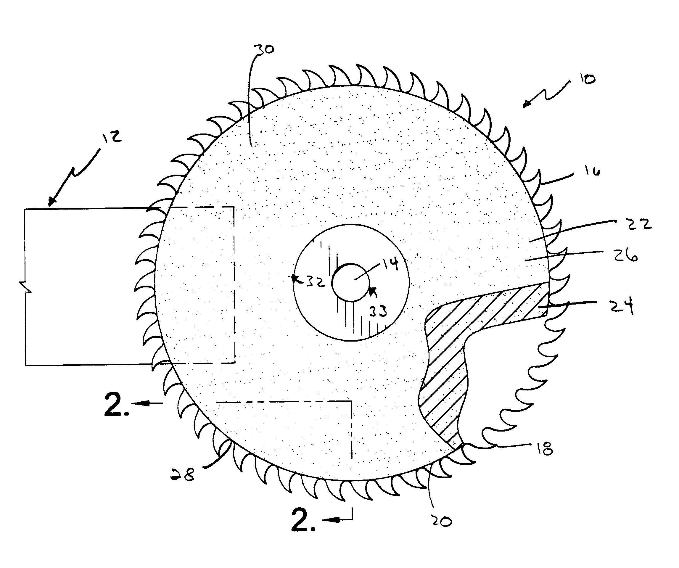 Saw blade with abrasive surface