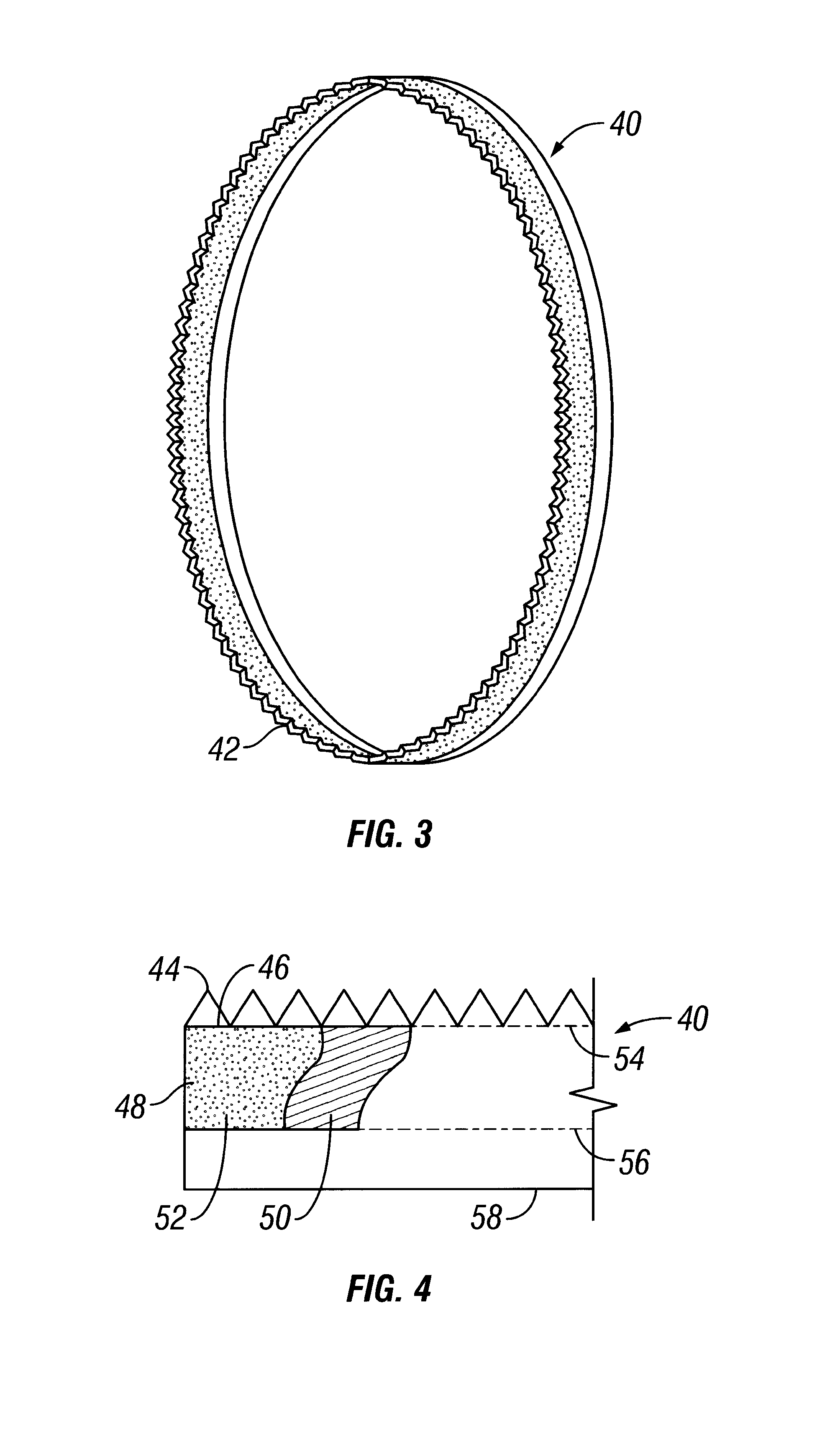 Saw blade with abrasive surface