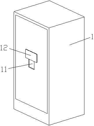 Automatic storing and taking refrigerator