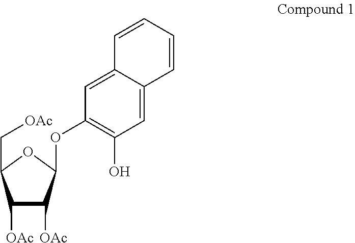 Naphthalene derived chromogenic enzyme substrates