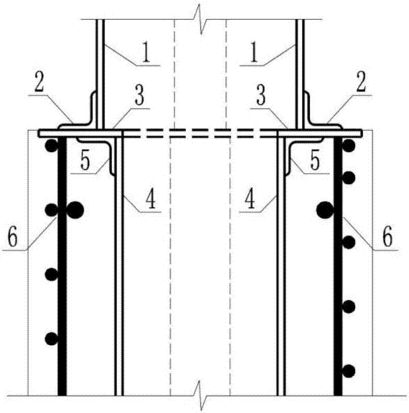 Lattice column suitable for insertion with stand column pile and preparation method thereof