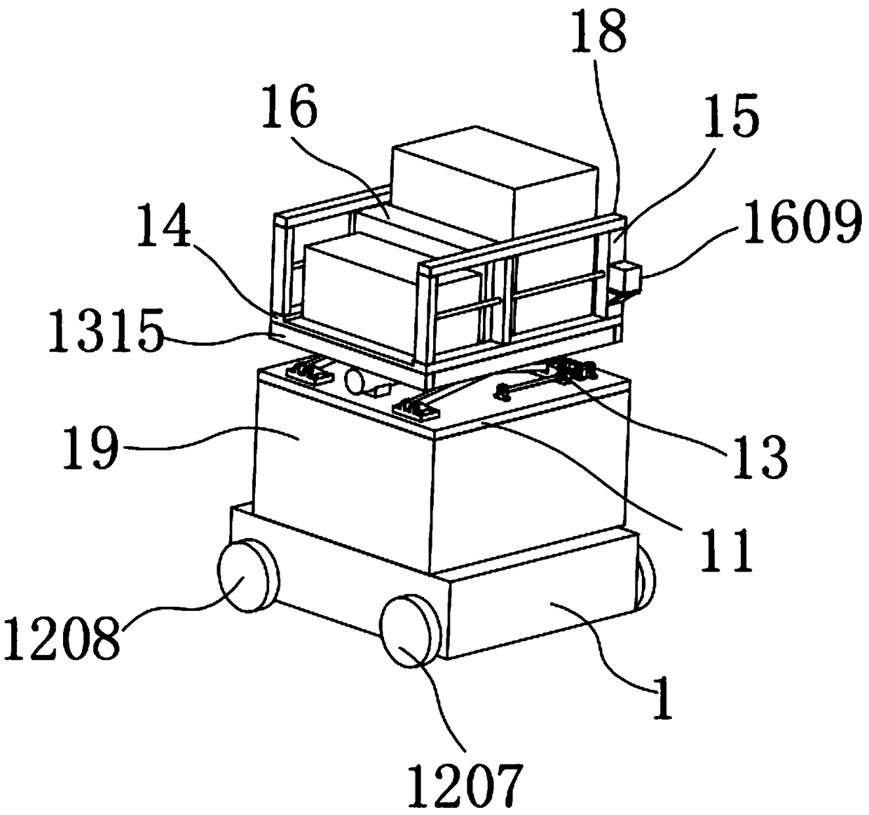 Warehouse logistics loading and unloading robot