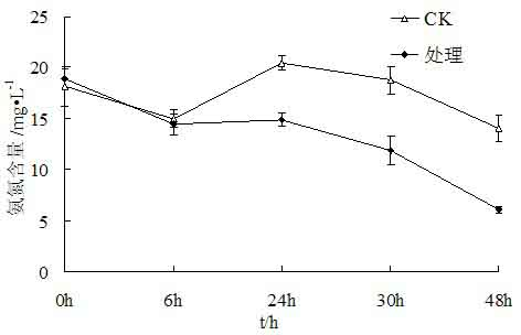 Efficient water body denitrification pseudomonas stutzeri DB-33 and culture method thereof