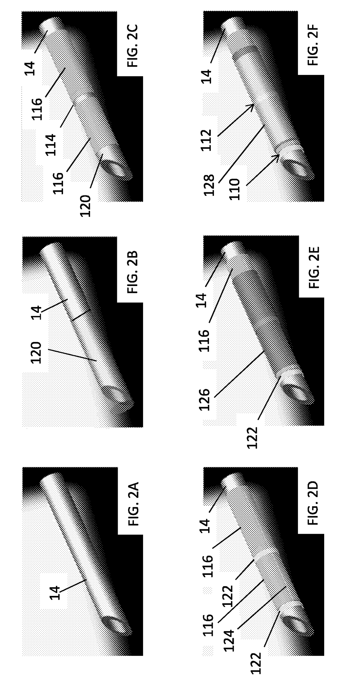 Needle with piezoelectric polymer sensors