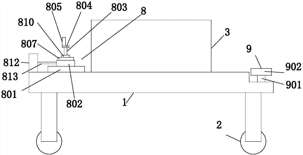 Quick dismounting and mounting equipment for expansion joint of ball valve