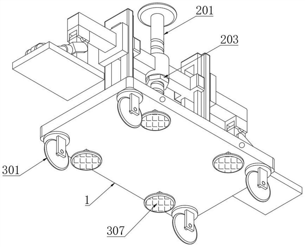 Municipal engineering drainage channel construction fixing device