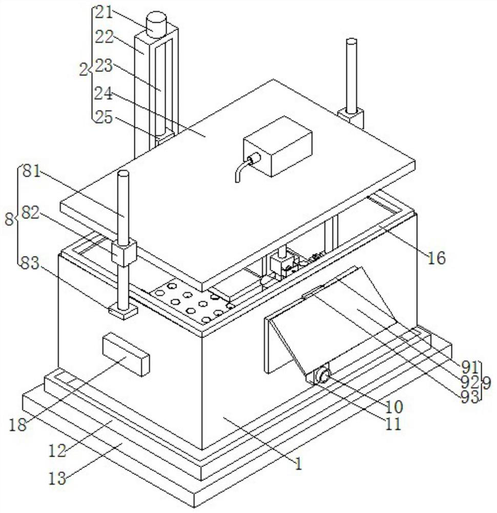 Fabric sand washing device for underwear production