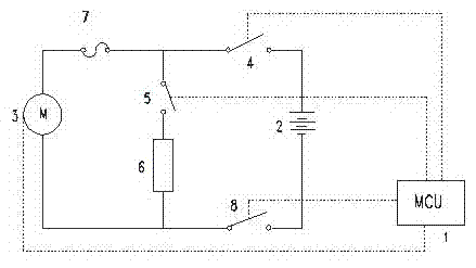 Brake feedback control circuit and method of electric vehicle