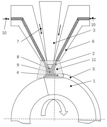 Manufacturing method of wind power sliding bearing