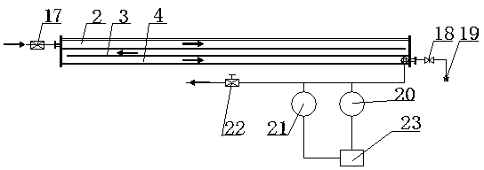 Furnace end beam structure for steel rolling heating furnace