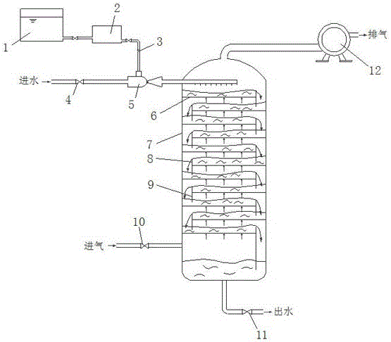 Catalytic ozonation water treatment method and apparatus thereof