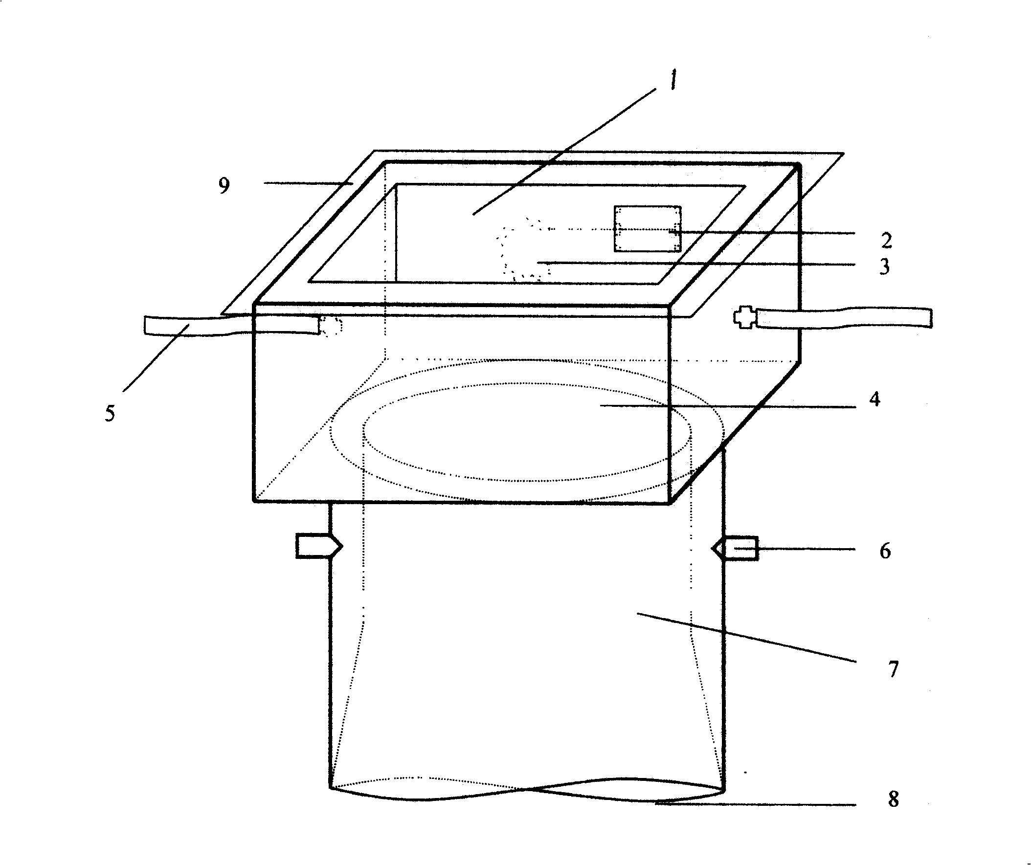 Canopy leaf chamber for determining plant canopy population photosynthesis