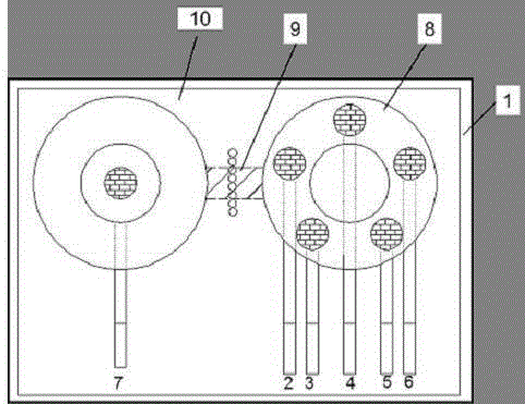 Multi-term ion biochemical analysis dry plate and preparation method thereof