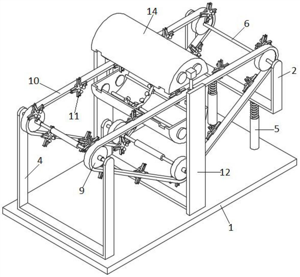 Spraying device for monitoring vertical rod machining