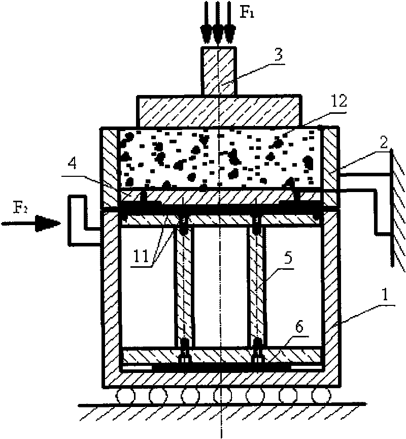 Large-scale direct shear apparatus between geo-technic synthetic materials and between geo-technic synthetic materials and earth