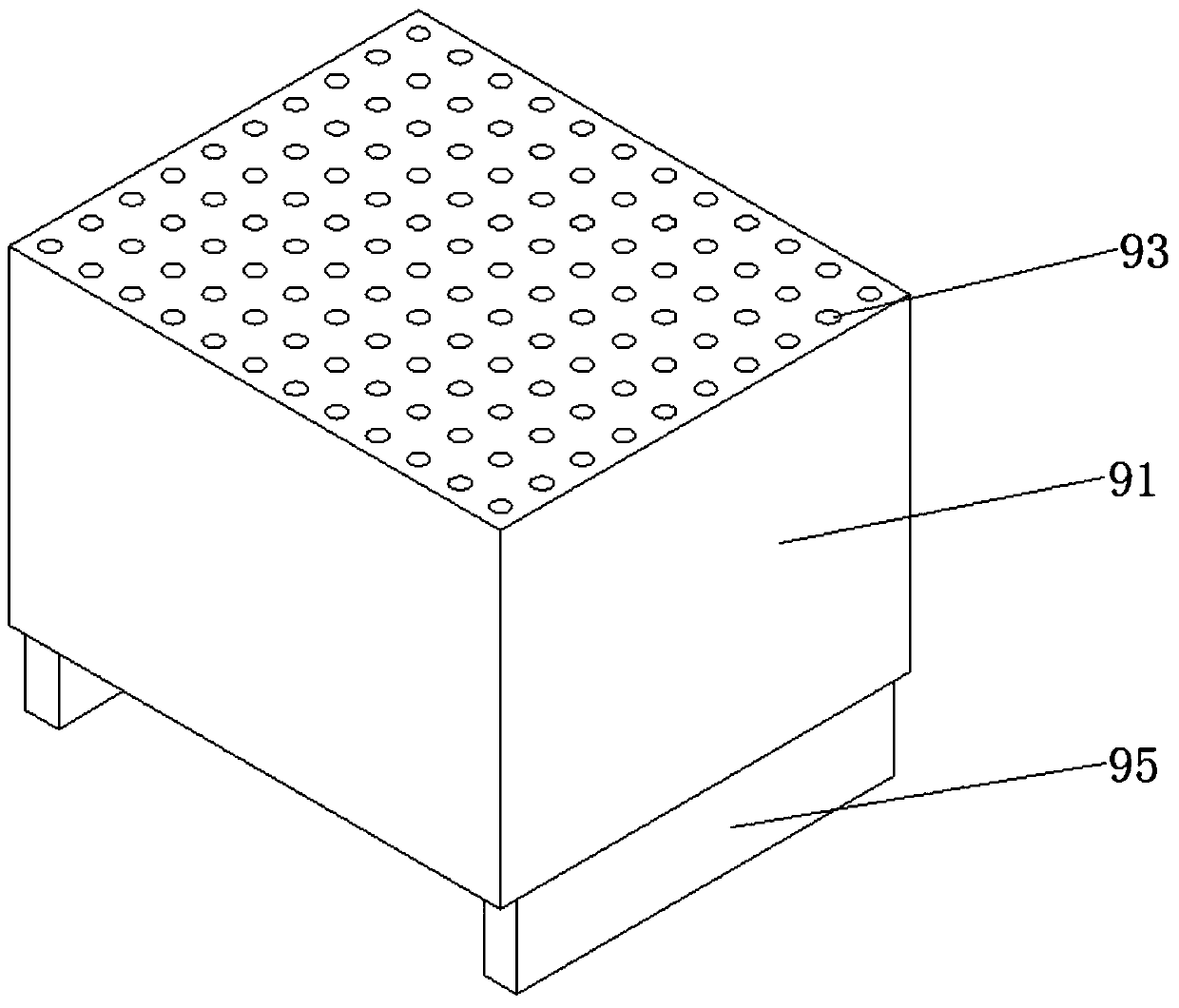 Filtering device for air purification equipment