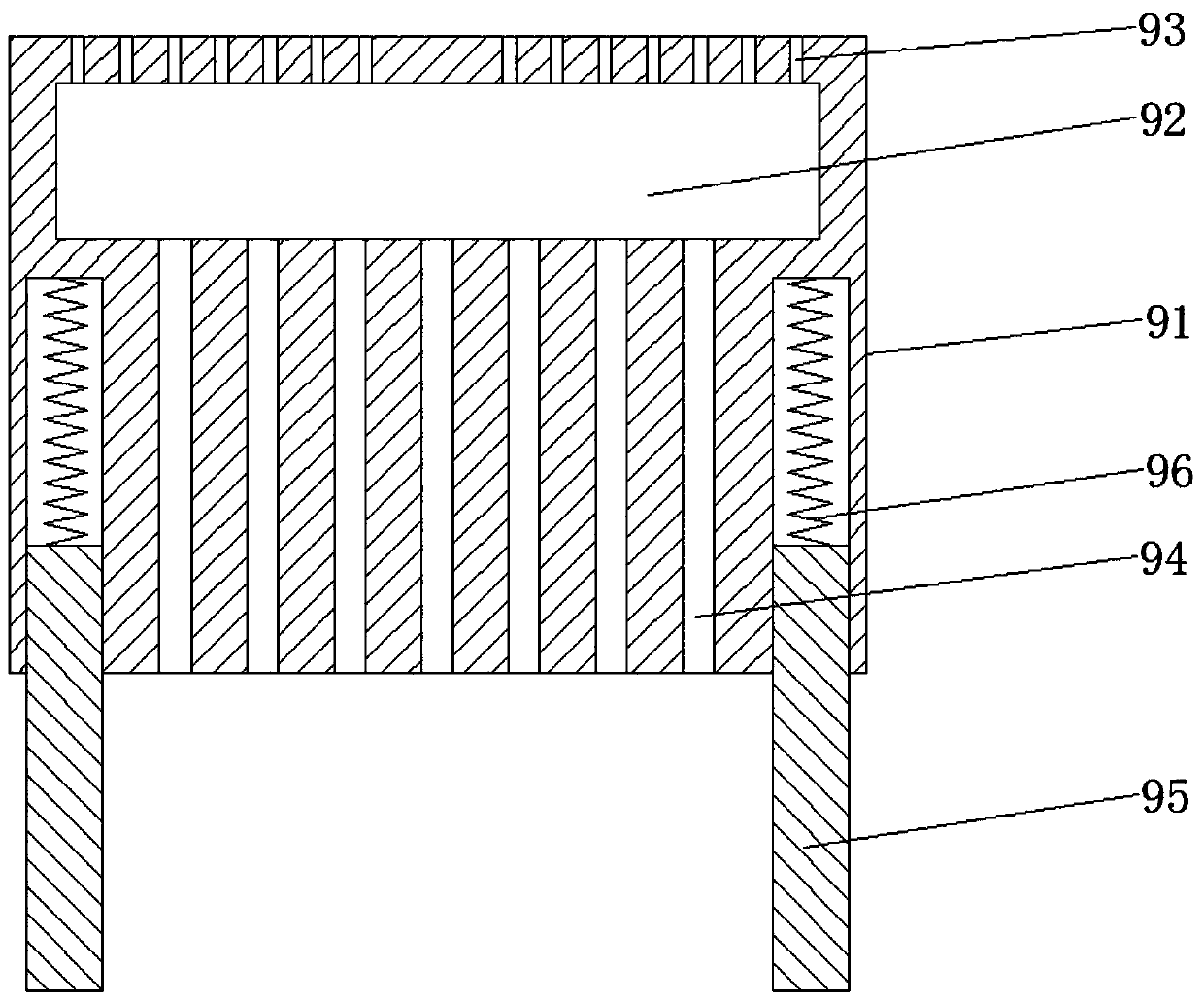 Filtering device for air purification equipment