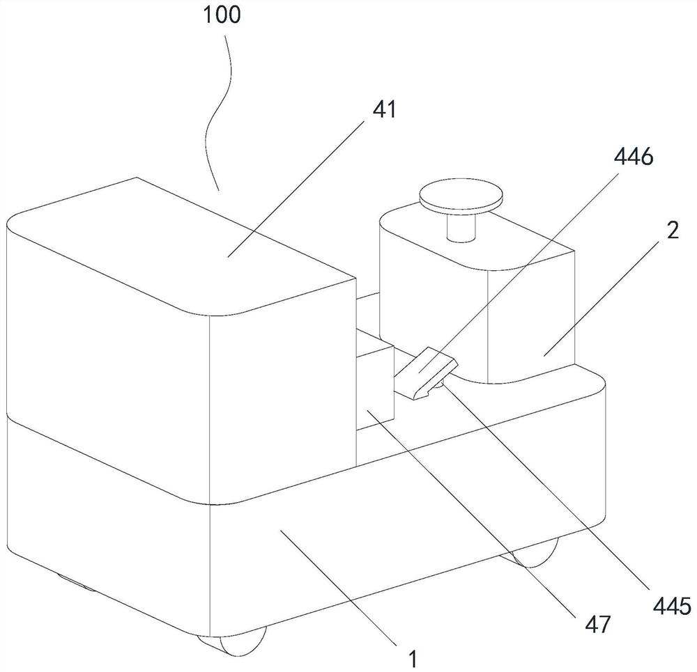 Real-time water volume adjusting device of floor scrubber