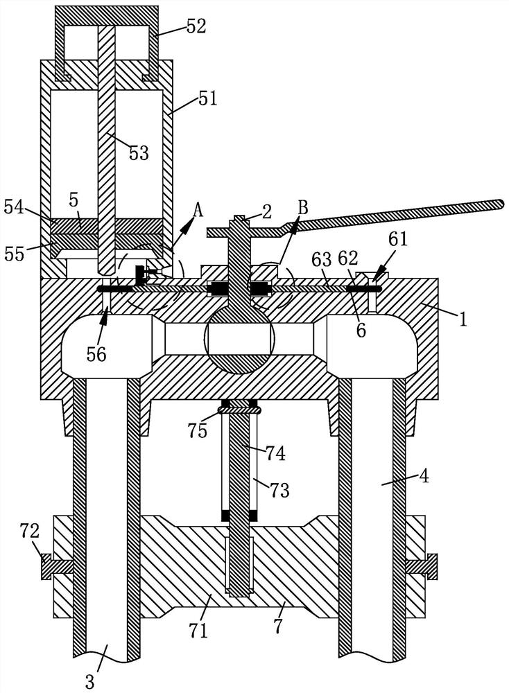 A valve with antifreeze function