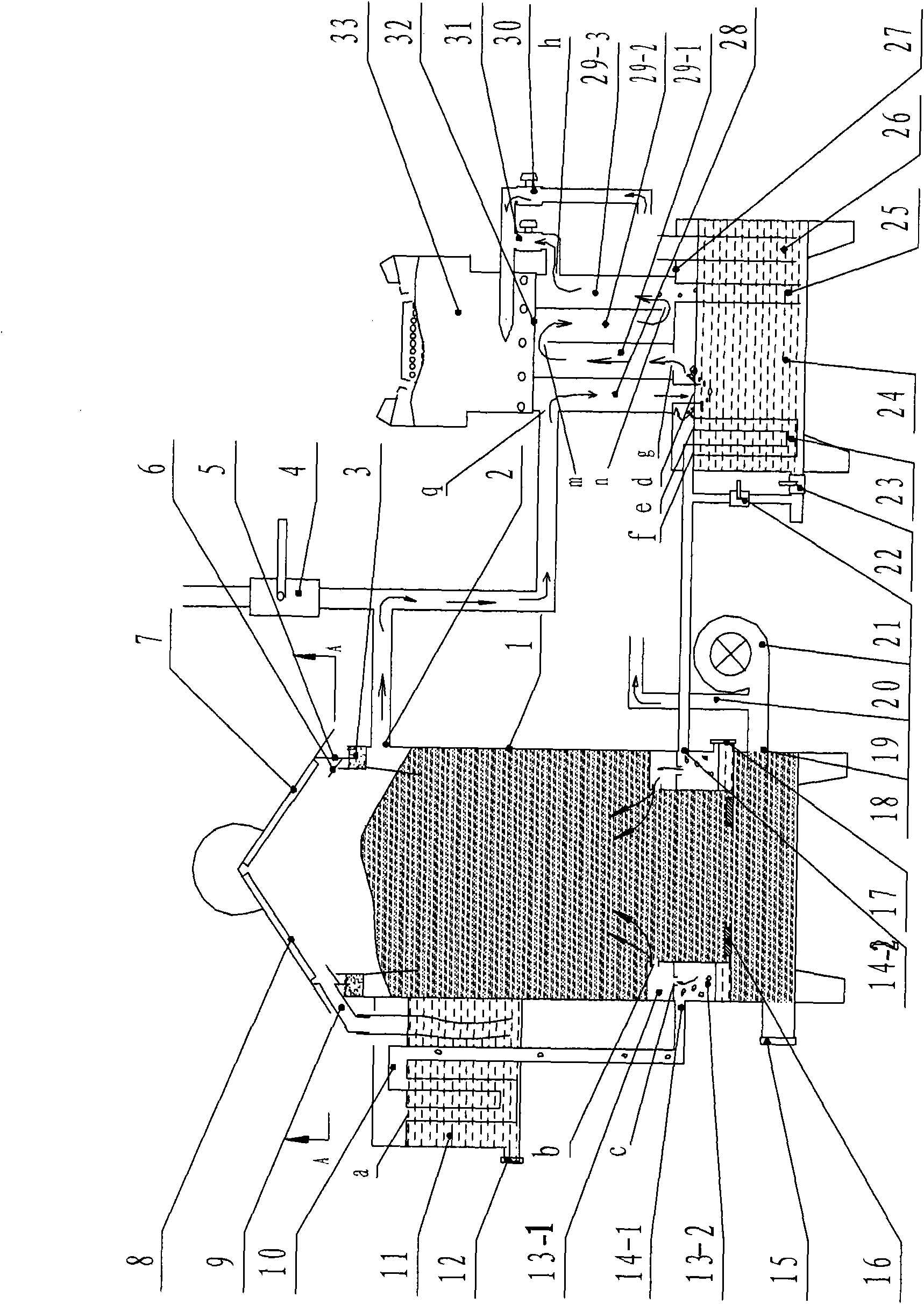 Purification method for straw gasified gas and equipment thereof