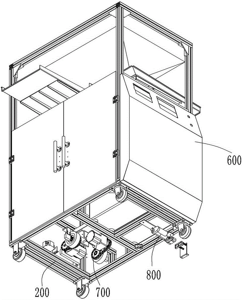 AGV (automated guided vehicle) intelligent material distribution vehicle