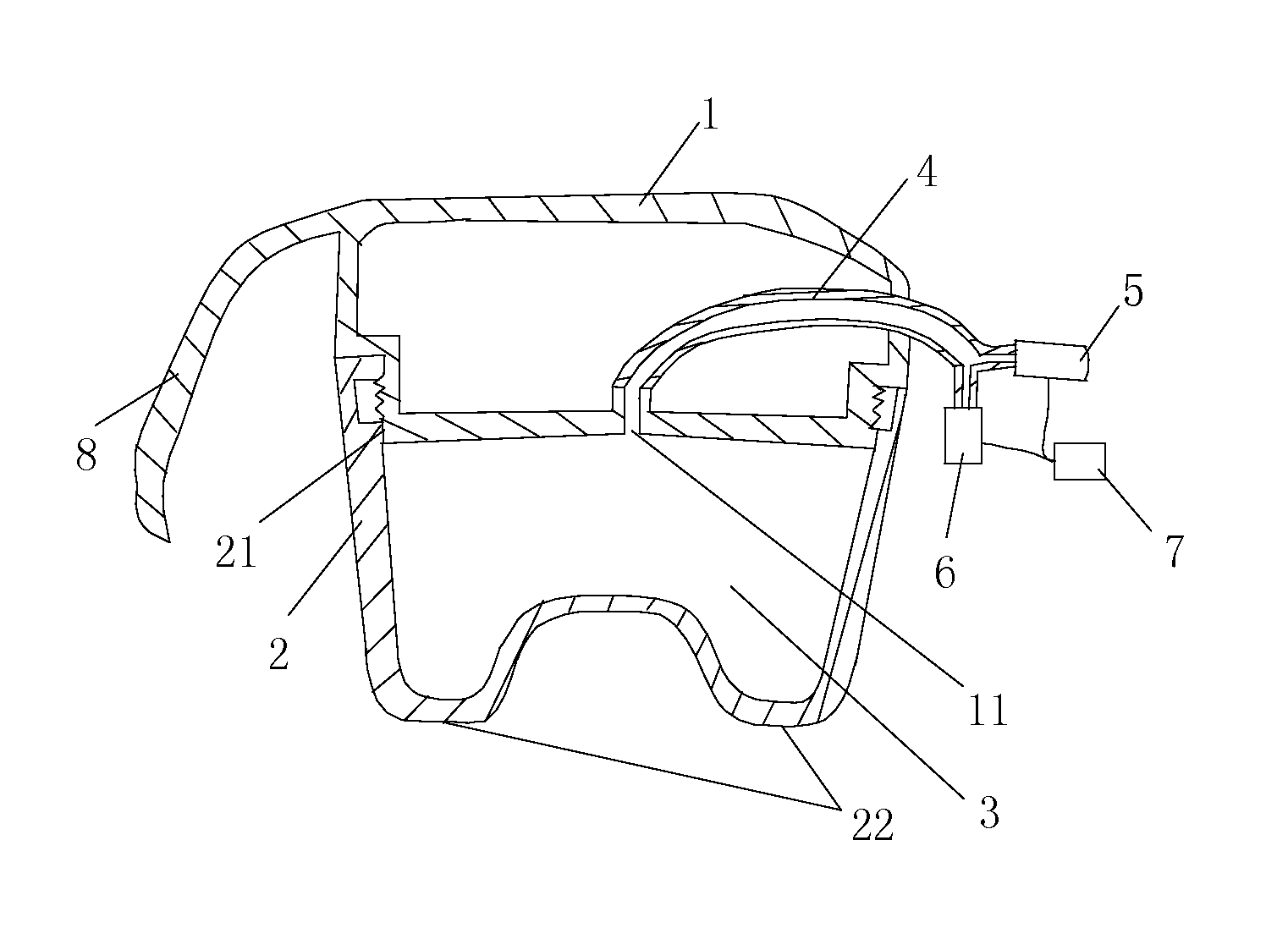 Flexible negative pressure cup