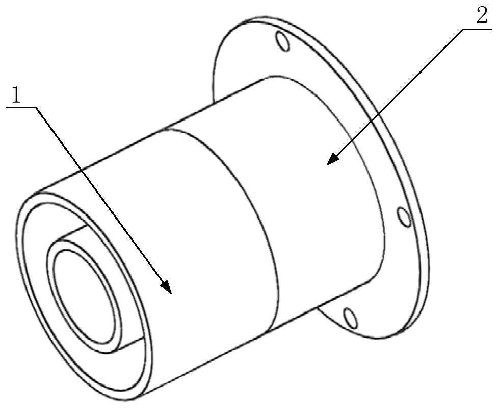 Magnetic screen for low-power Hall thruster and fixing structure